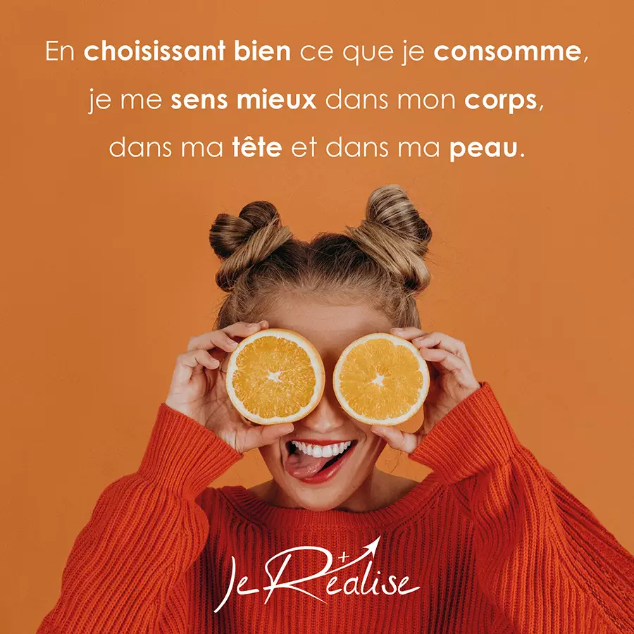 Citation_En choisissant bien ce que je consomme, je me sens mieux dans mon corps, dans ma t&ecirc;te et dans ma peau.