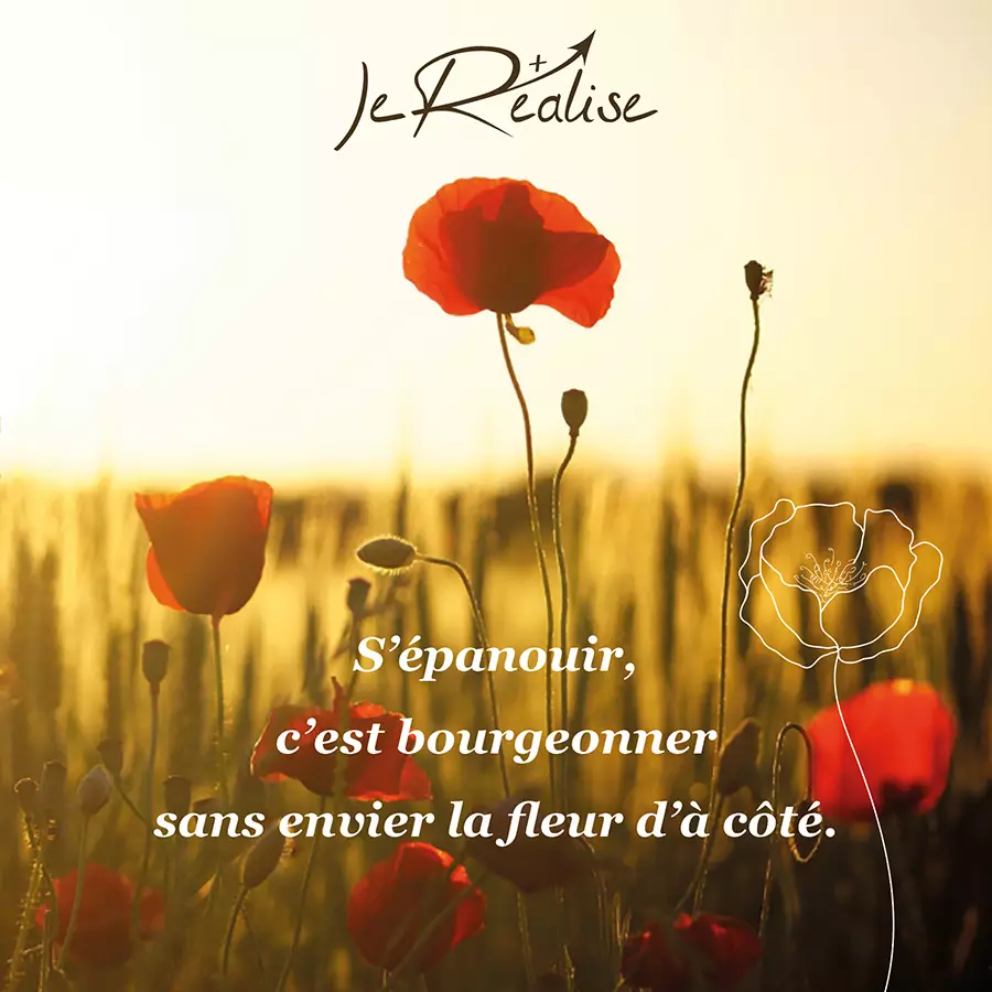 Citation_S'&eacute;panouir, c'est bourgeonner sans envier la fleur d'&agrave; c&ocirc;t&eacute;.