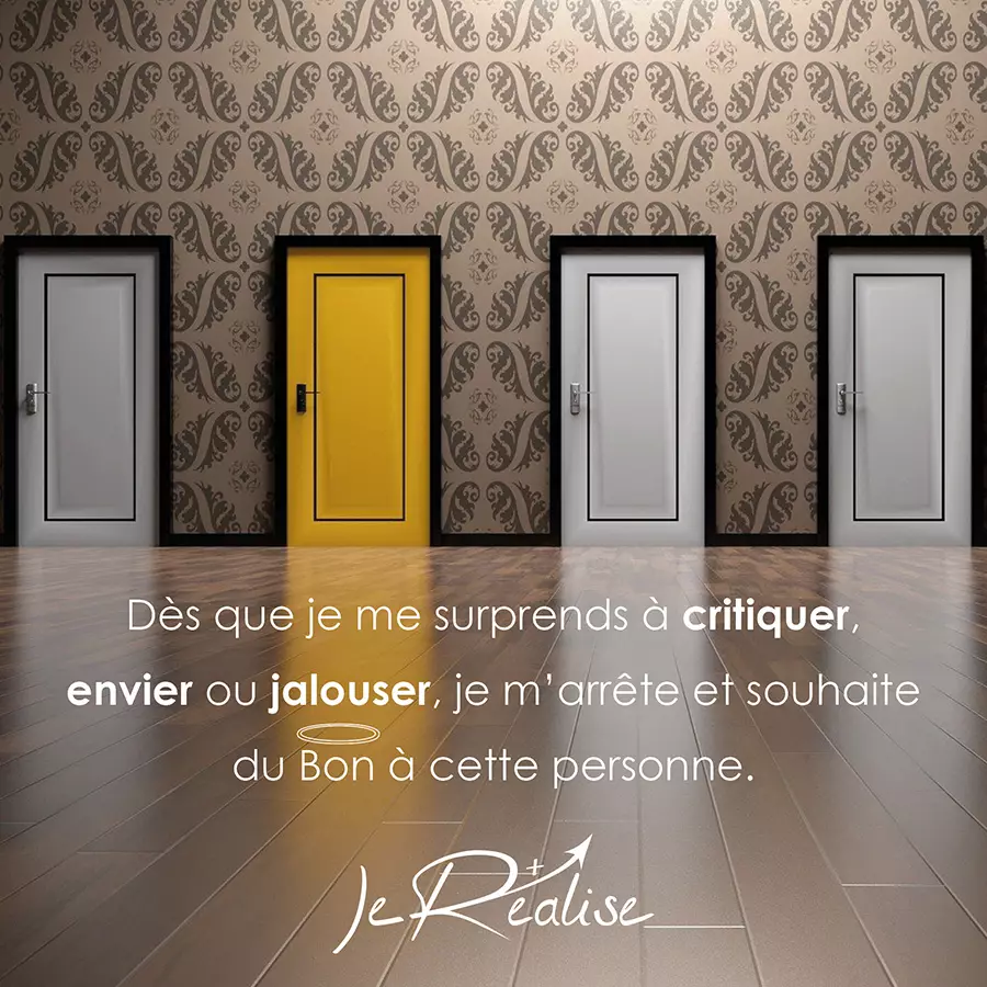 Citation_D&egrave;s que je me surprends &agrave; critiquer, envier ou jalouser, je m'arr&ecirc;te et souhaite du Bon &agrave; cette personne.